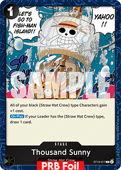 (ST14-017) One Piece TCG PRB02: The Best Vol.2 Single: Thousand Sunny (ST14-017) (V.2)  Common