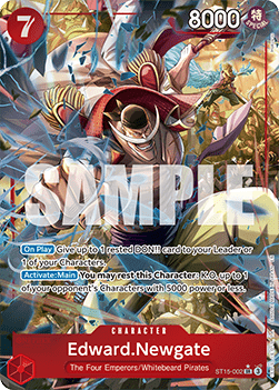 (ST15-002) One Piece TCG PRB02: The Best Vol.2 Single: Edward.Newgate (ST15-002) (V.2)  Alternate Art