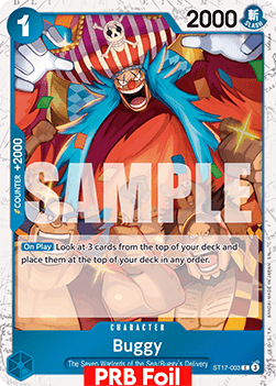 (ST17-003) One Piece TCG PRB02: The Best Vol.2 Single: Buggy (ST17-003) (V.2)  Common