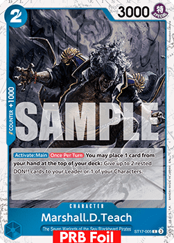 (ST17-005) One Piece TCG PRB02: The Best Vol.2 Single: Marshall.D.Teach (ST17-005) (V.2)  Common