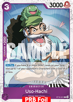 (ST18-001) One Piece TCG PRB02: The Best Vol.2 Single: Uso-Hachi (ST18-001) (V.2)  Common