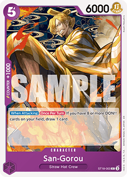 (ST18-003) One Piece TCG PRB02: The Best Vol.2 Single: San-Gorou (ST18-003) (V.1)  Common