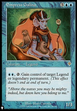 (054) Magic The Gathering The List Single: Empress Galina  Rare