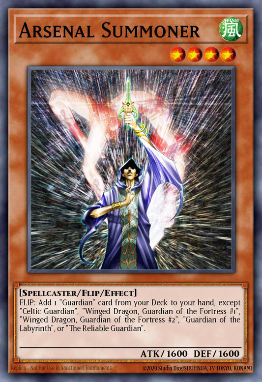 (EN004) YuGiOh TCG DCR: Dark Crisis Single: Arsenal Summoner (V.2 - Common)  Common