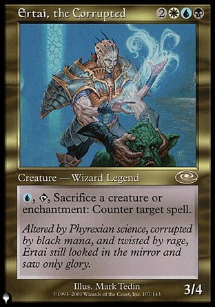 (107) Magic The Gathering The List Single: Ertai, the Corrupted  Rare