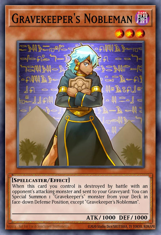 (212) YuGiOh TCG MP14: 2014 Mega-Tins Mega-Pack Single: Gravekeeper's Nobleman  Ultra Rare