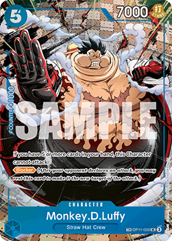 (OP11-058) One Piece TCG OP13: Carrying on his Will Single: Monkey.D.Luffy (OP11-058)  Treasure Rare