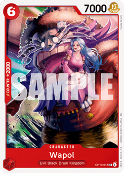 (018) One Piece TCG OP13: Carrying on his Will Single: Wapol (OP13-018)  Uncommon
