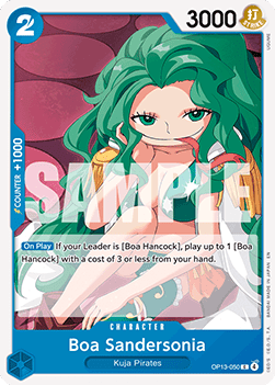(050) One Piece TCG OP13: Carrying on his Will Single: Boa Sandersonia (OP13-050)  Common