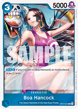 (051) One Piece TCG OP13: Carrying on his Will Single: Boa Hancock (OP13-051) (V.1)  Rare