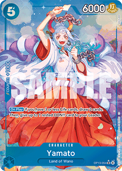 (054) One Piece TCG OP13: Carrying on his Will Single: Yamato (OP13-054) (V.2)  Alternate Art