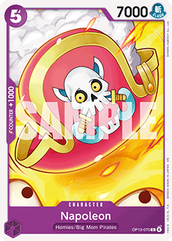 (070) One Piece TCG OP13: Carrying on his Will Single: Napoleon (OP13-070)  Common
