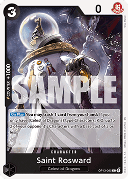 (095) One Piece TCG OP13: Carrying on his Will Single: Saint Rosward (OP13-095)  Common