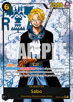 (120) One Piece TCG OP13: Carrying on his Will Single: Sabo (OP13-120) (V.2)  Alternate Art
