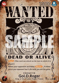 (OP09-118) One Piece TCG OP13: Carrying on his Will Single: Gol.D.Roger (OP09-118)  Special Rare