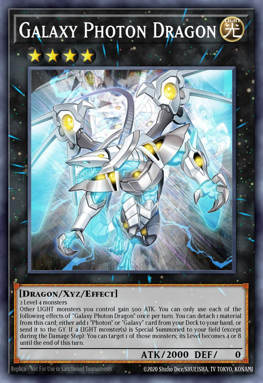 (070) YuGiOh TCG MP24: 25th Anniversary Tin: Dueling Mirrors Single: Galaxy Photon Dragon  Secret Rare