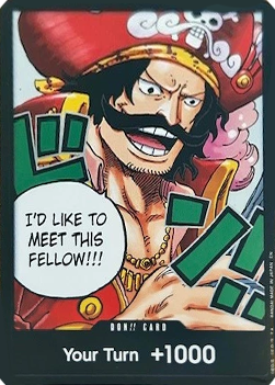 (000) One Piece TCG OP13: Carrying on his Will Single: DON!! (OP13 Roger) (V.1)  DON!!