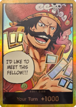 (000) One Piece TCG OP13: Carrying on his Will Single: DON!! (OP13 Roger) (V.2)  DON!!