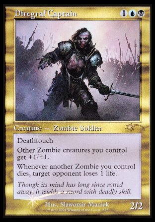 (858) Magic The Gathering Secret Lair Drop Series Single: Diregraf Captain  Rare