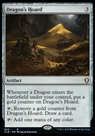 (858) Magic The Gathering Commander Legends: Battle for Baldur's Gate: Extras Single: Dragon's Hoard  Rare