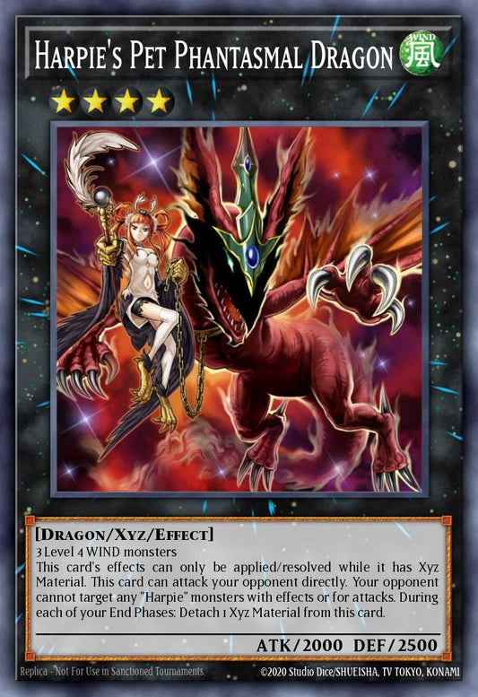 (032) YuGiOh TCG MP14: 2014 Mega-Tins Mega-Pack Single: Harpie's Pet Phantasmal Dragon  Rare