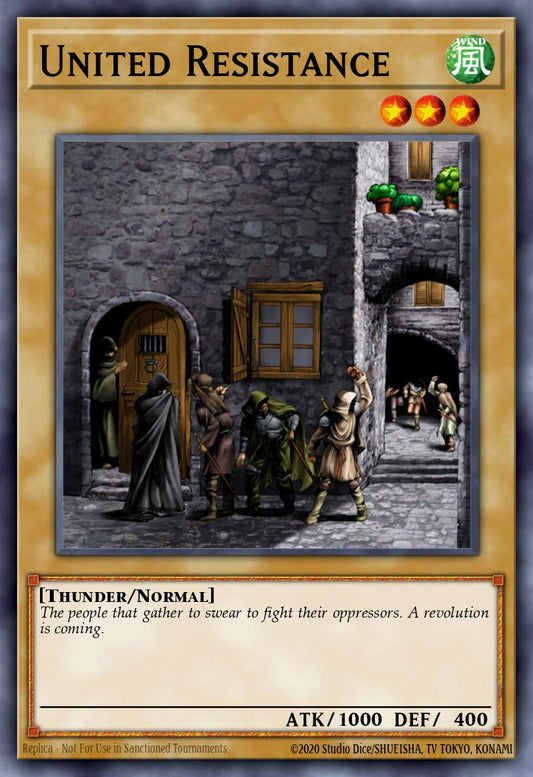 (003) YuGiOh TCG MFC: Magician's Force Single: United Resistance  Common