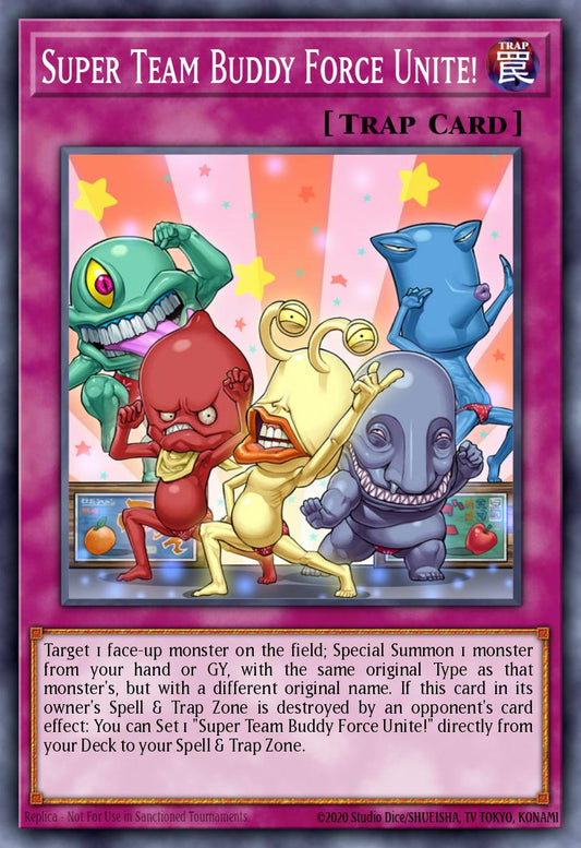 (054) YuGiOh TCG MP19: 2019 Gold Sarcophagus Tin Mega Pack Single: Super Team Buddy Force Unite!  Common