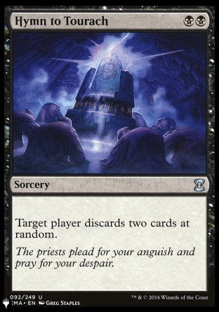 (092) Magic The Gathering The List Single: Hymn to Tourach  Uncommon