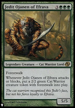 (131) Magic The Gathering The List Single: Jedit Ojanen of Efrava  Rare