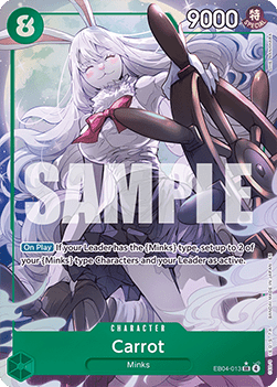(EB04-013) One Piece TCG The Azure Sea's Seven Single: Carrot (EB04-013) (V.2)  Alternate Art