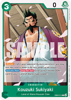 (EB04-014) One Piece TCG The Azure Sea's Seven Single: Kozuki Sukiyaki (EB04-014)  Common