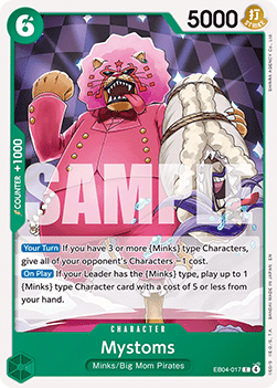 (EB04-017) One Piece TCG The Azure Sea's Seven Single: Mystoms (EB04-017)  Common