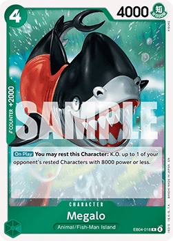 (EB04-018) One Piece TCG The Azure Sea's Seven Single: Megalo (EB04-018) (V.1)  Rare