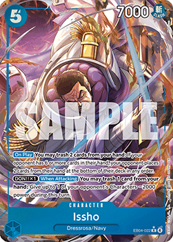(EB04-022) One Piece TCG The Azure Sea's Seven Single: Issho (EB04-022) (V.2)  Alternate Art