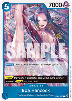 (EB04-027) One Piece TCG The Azure Sea's Seven Single: Boa Hancock (EB04-027)  Rare