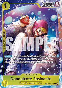 (OP12-108) One Piece TCG The Azure Sea's Seven Single: Donquixote Rosinante (OP12-108)  Treasure Rare