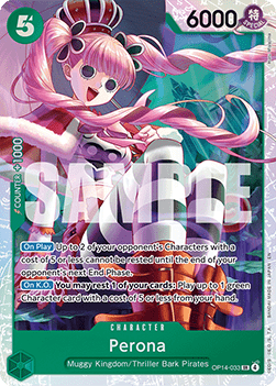 (033) One Piece TCG The Azure Sea's Seven Single: Perona (OP14-033) (V.1)  Super Rare