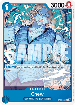 (050) One Piece TCG The Azure Sea's Seven Single: Chew (OP14-050)  Uncommon