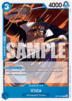 (053) One Piece TCG The Azure Sea's Seven Single: Vista (OP14-053)  Common
