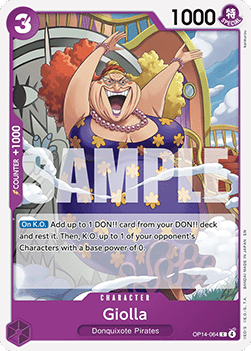 (064) One Piece TCG The Azure Sea's Seven Single: Giolla (OP14-064)  Common