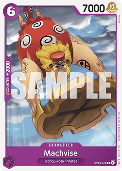 (073) One Piece TCG The Azure Sea's Seven Single: Machvise (OP14-073)  Common