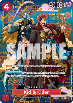 (EB01-003) One Piece TCG The Azure Sea's Seven Single: Kid & Killer (EB01-003)  Special Rare