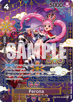 (OP06-093) One Piece TCG The Azure Sea's Seven Single: Perona (OP06-093)  Special Rare