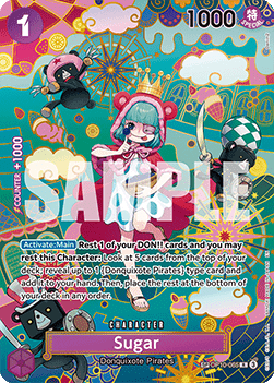 (OP10-065) One Piece TCG The Azure Sea's Seven Single: Sugar (OP10-065)  Special Rare