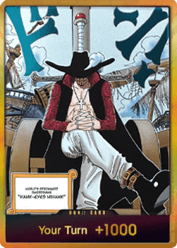 (000) One Piece TCG The Azure Sea's Seven Single: Don!! (OP14 - Dracule Mihawk) (V.2)  DON!!