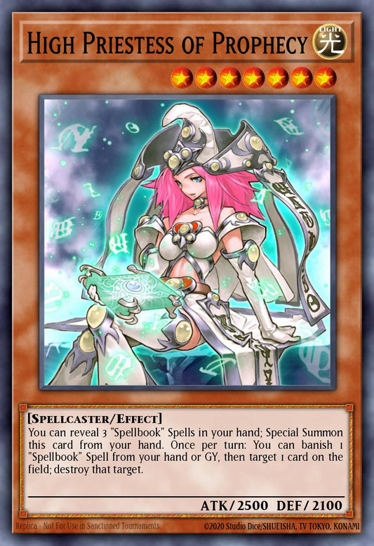 (100) YuGiOh TCG BPW2: Battle Pack 2: War of the Giants - Round 2 Single: High Priestess of Prophecy  Ultra Rare