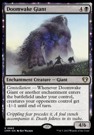 (865) Magic The Gathering Commander Masters: Extras Single: Doomwake Giant  Rare