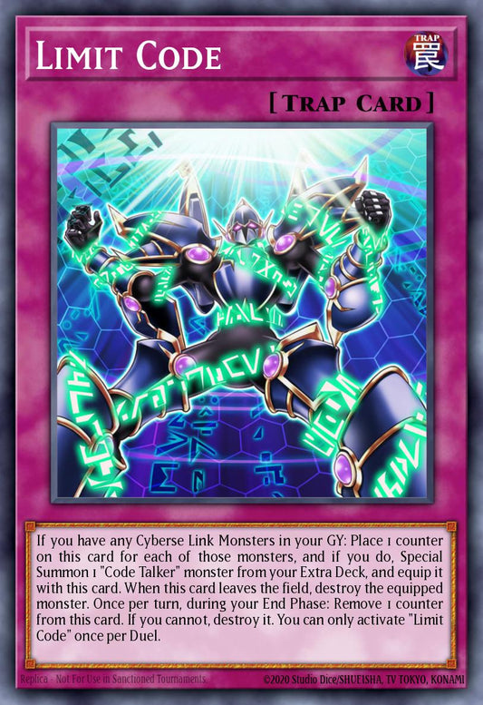 (045) YuGiOh TCG MP19: 2019 Gold Sarcophagus Tin Mega Pack Single: Limit Code  Common