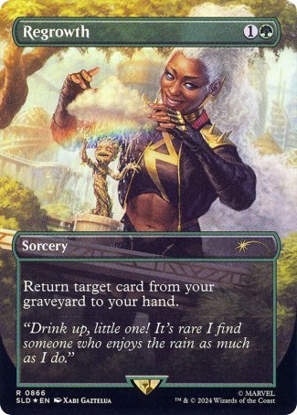 (866) Magic The Gathering Secret Lair Drop Series Single: Regrowth  Rare