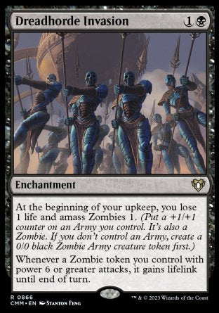 (866) Magic The Gathering Commander Masters: Extras Single: Dreadhorde Invasion  Rare